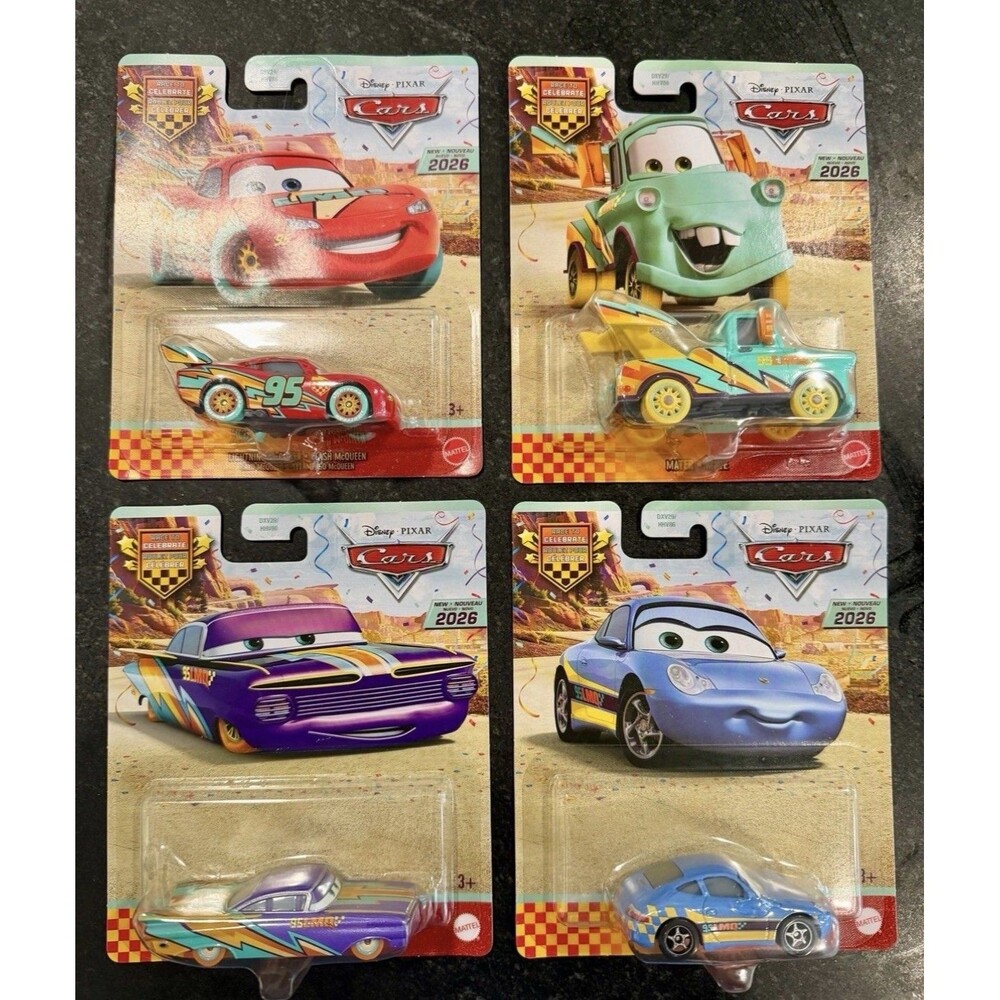 Disney Pixar Cars Race To Celebrate Lightning McQueen, Sally, Ramone, Mater 2026